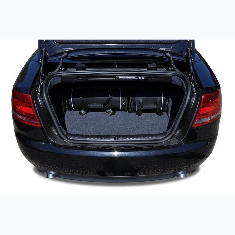 KJUST Kofferraumtaschen-Set Audi A4 Cabrio 2005-2009 4 Stück schwarz 17