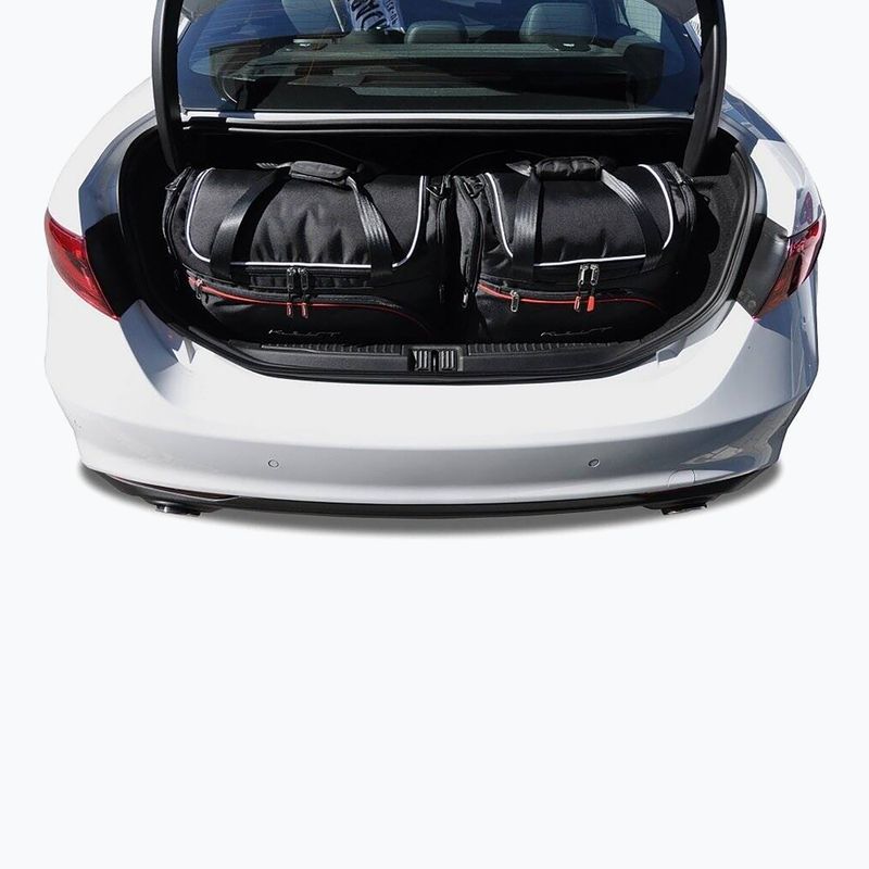 Gepäckträgertaschen-Set KJUST Alfa Romeo Giulia 2015+ 4 Stk. Schwarz 16