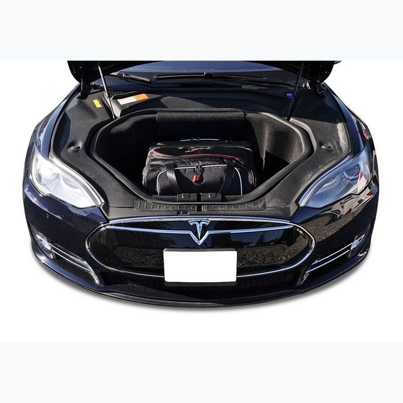 Gepäckträgertaschen-Set KJUST Tesla Model S 2012-2016 6 Stk. Schwarz 22