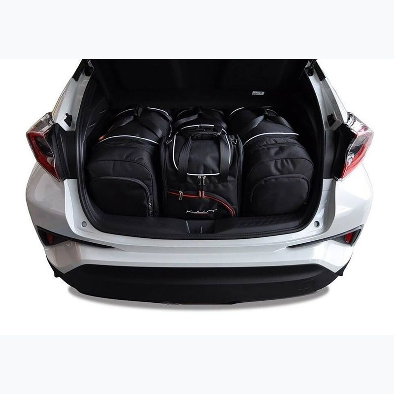 Gepäckträgertaschen-Set KJUST Toyota C-Hr 2016-2023 4 Stk. Schwarz 12