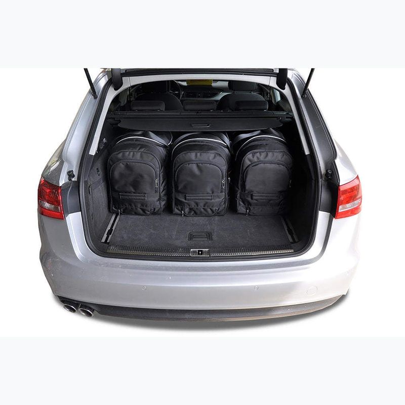 KJUST Kofferraumtaschen Set Audi A6 Avant 2011-2017 5 Stück schwarz 19
