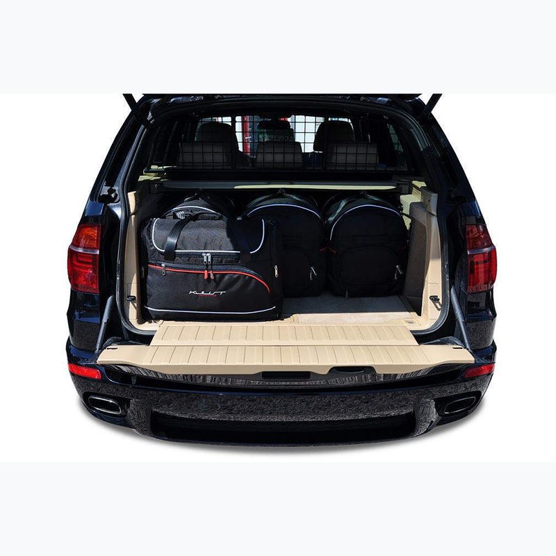 KJUST BMW X5 Kofferraumtaschen Set 2006-2013 5 Stück schwarz 14