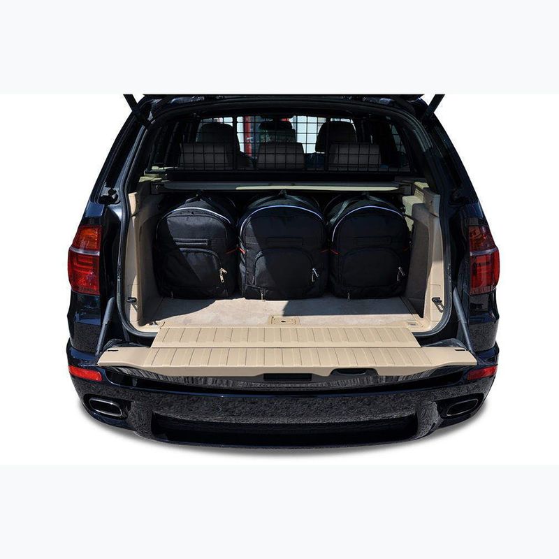KJUST BMW X5 Kofferraumtaschen Set 2006-2013 5 Stück schwarz 15