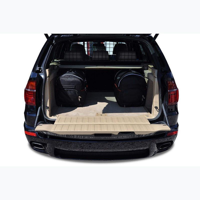 KJUST BMW X5 Kofferraumtaschen Set 2006-2013 5 Stück schwarz 16