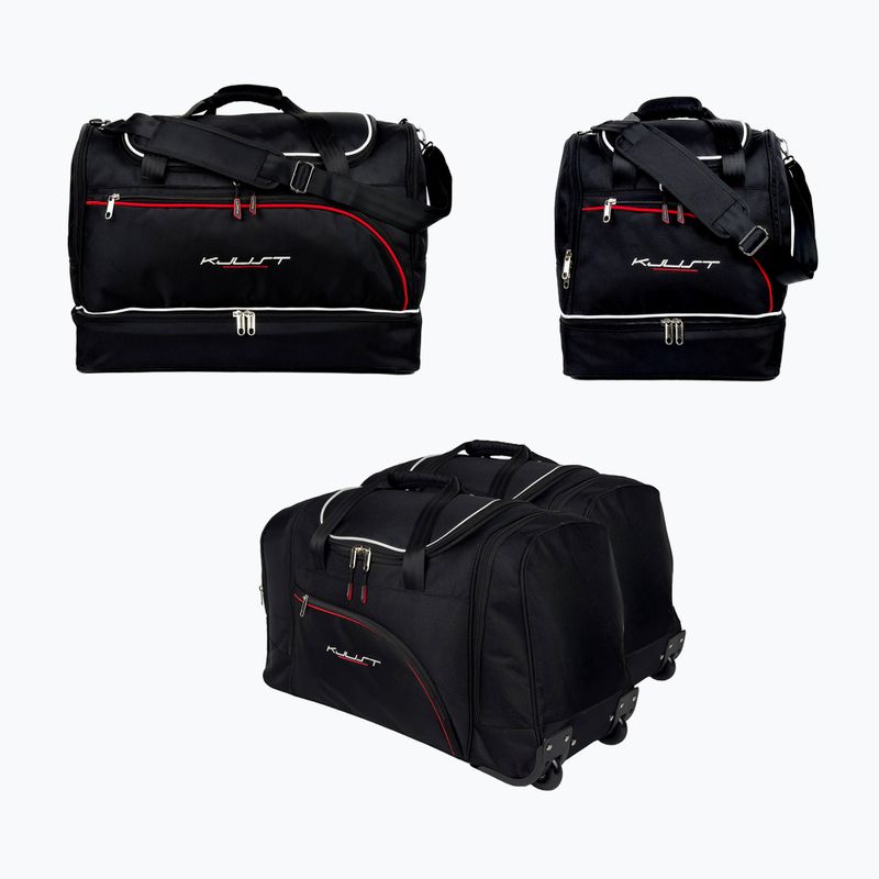 Gepäckträgertaschen-Set KJUST Mercedes-Benz Cls Coupe 2011-2017 4 Stk. Schwarz