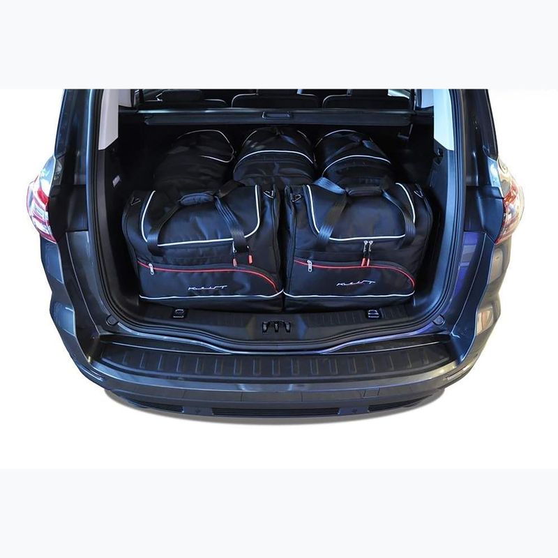 Gepäckträgertaschen-Set KJUST Ford S-Max 2015-2023 5 Stk black 16