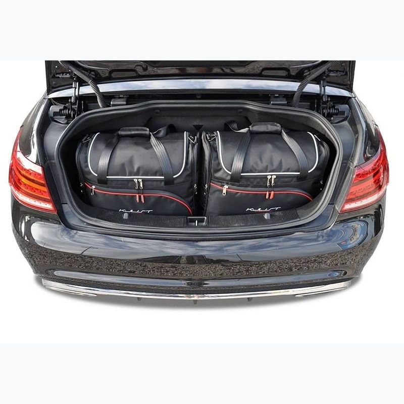 Gepäckträgertaschen-Set KJUST Mercedes-Benz E Cabrio 2009-2016 4 Stk. Schwarz 10