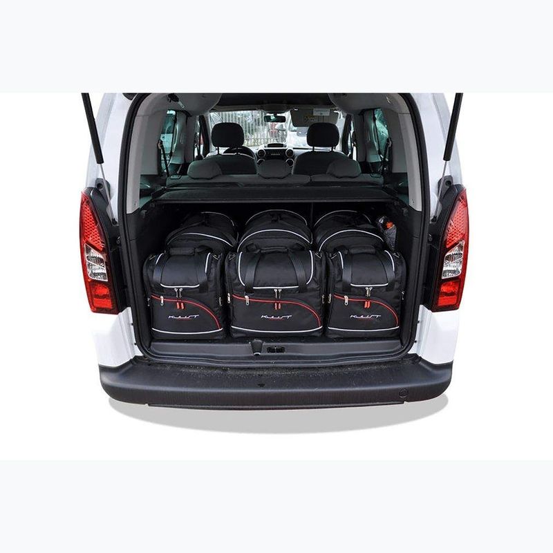 Gepäckträgertaschen-Set KJUST Citroen Berlingo 2008-2018 6 Stk black 14