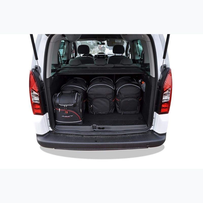 Gepäckträgertaschen-Set KJUST Citroen Berlingo 2008-2018 6 Stk black 16