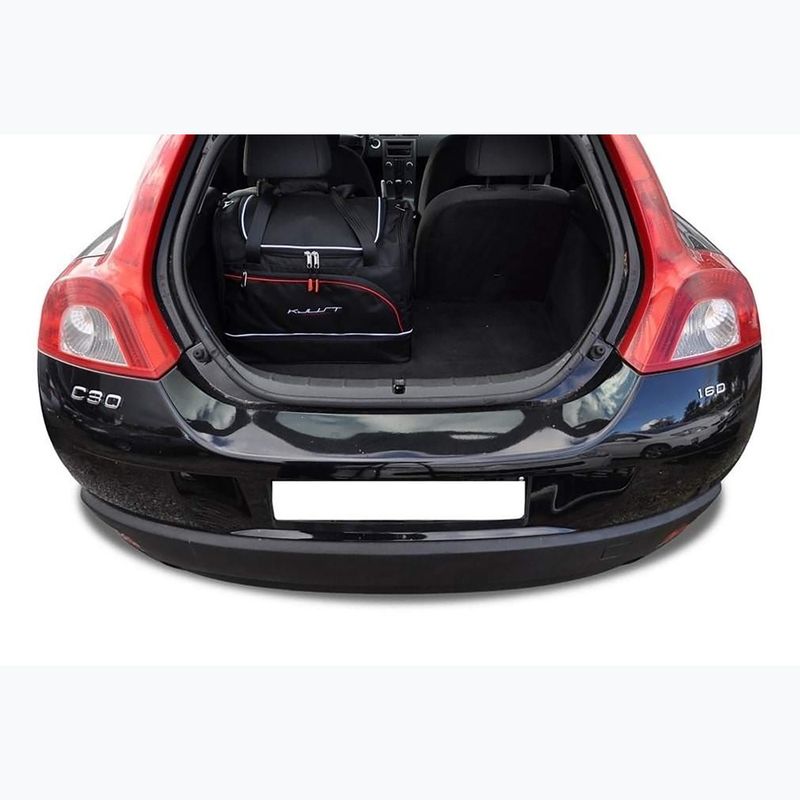 Gepäckträgertaschen-Set KJUST Volvo C30 2006-2012 4 Stk. Schwarz 13