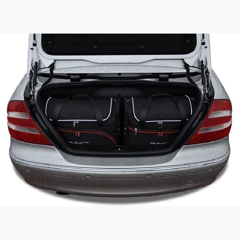 Gepäckträgertaschen-Set KJUST Mercedes-Benz Clk Cabrio 2002-2010 4 Stk. Schwarz 10