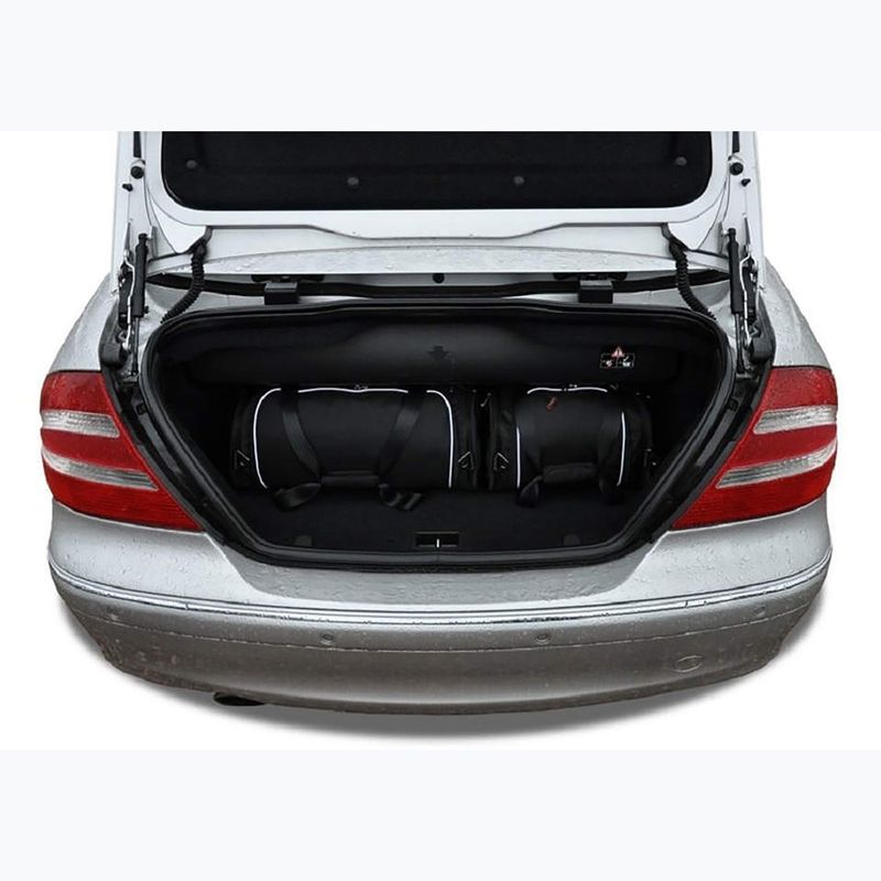 Gepäckträgertaschen-Set KJUST Mercedes-Benz Clk Cabrio 2002-2010 4 Stk. Schwarz 12