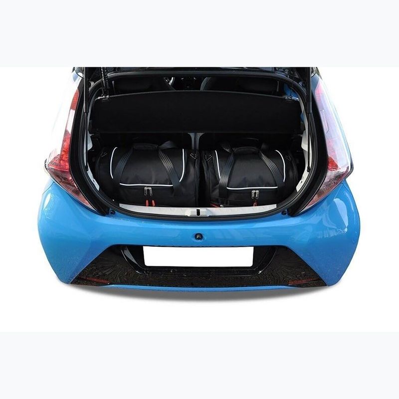 Gepäckträgertaschen-Set KJUST Toyota Aygo 2014-2021 2 Stk. Schwarz 10