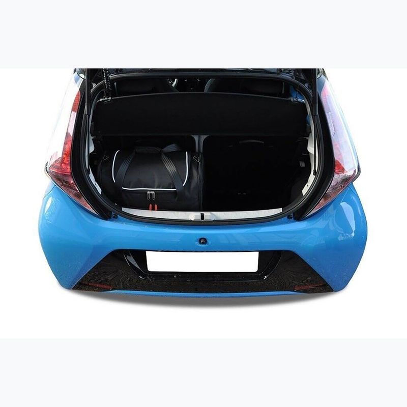 Gepäckträgertaschen-Set KJUST Toyota Aygo 2014-2021 2 Stk. Schwarz 11