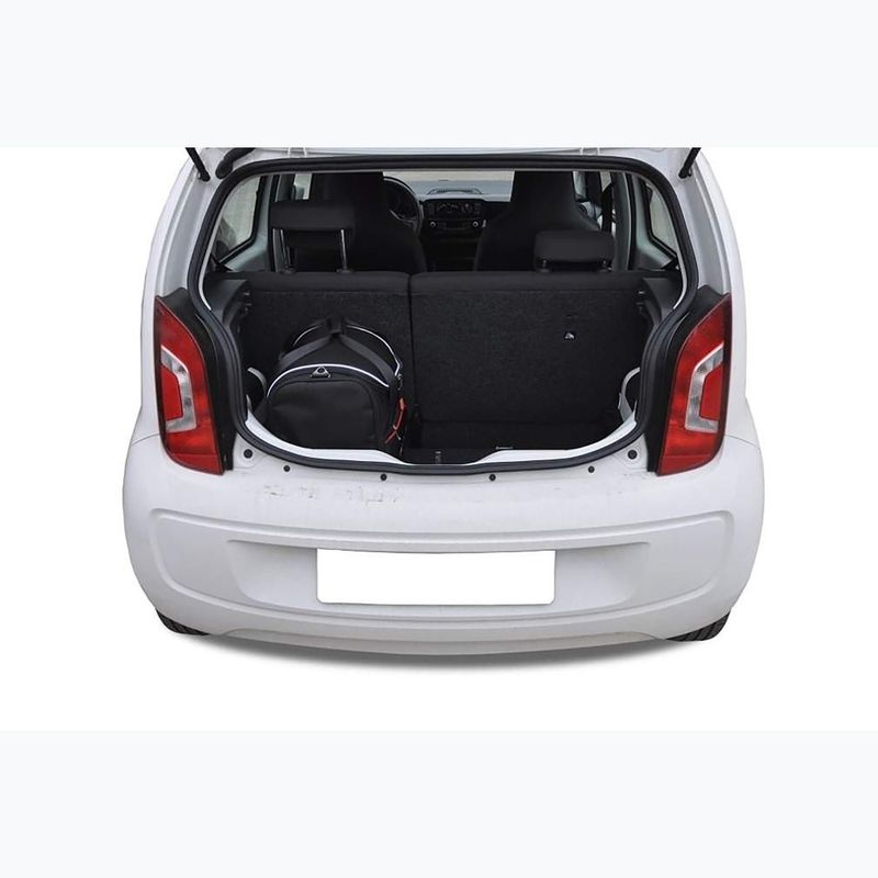 Gepäckträgertaschen-Set KJUST Volkswagen Up! 2011-2023 3 Stk. Schwarz 12