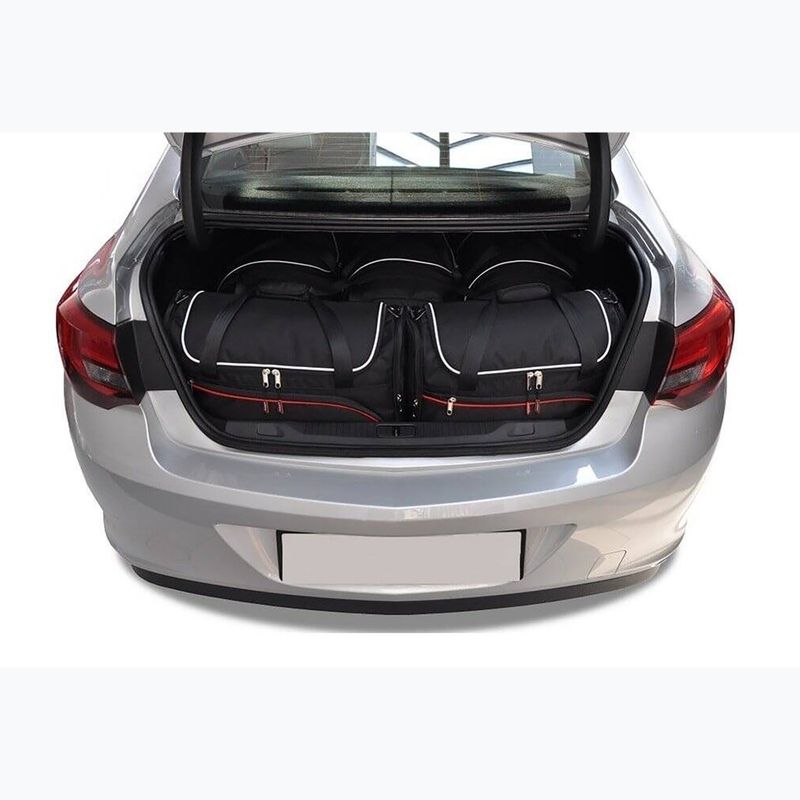 Gepäckträgertaschen-Set KJUST Opel Astra Limousine 2012-2019 5 Stk. Schwarz 11