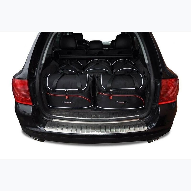 Gepäckträgertaschen-Set KJUST Porsche Cayenne 2002-2010 5 Stk. Schwarz 12
