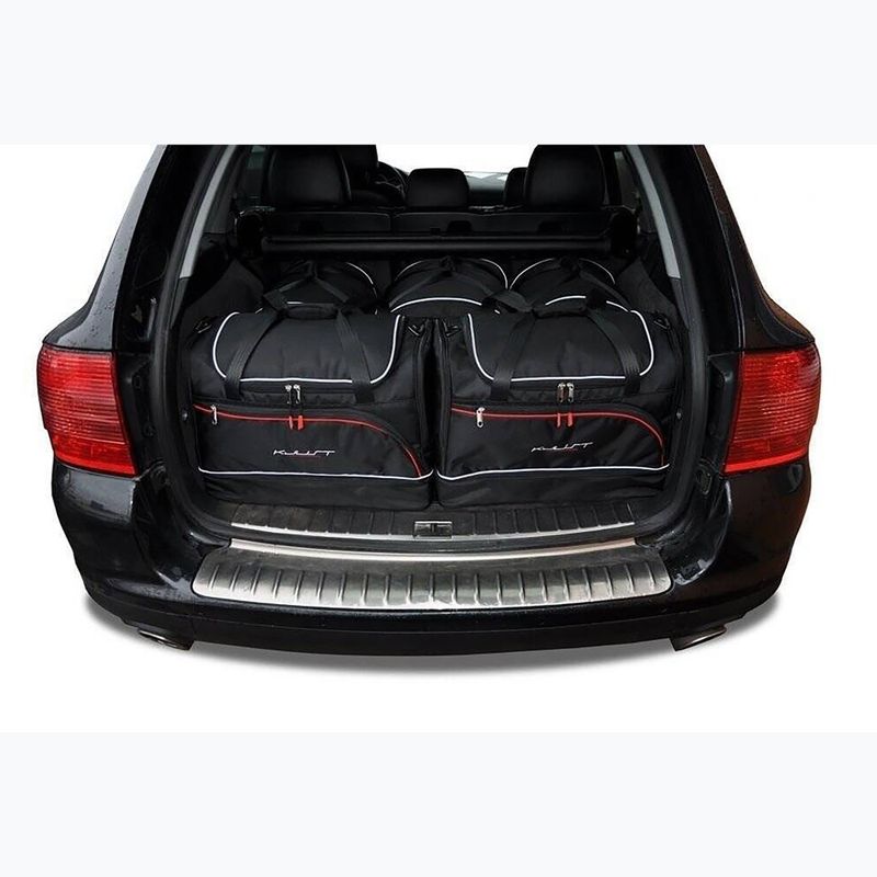 Gepäckträgertaschen-Set KJUST Porsche Cayenne 2002-2010 5 Stk. Schwarz 12