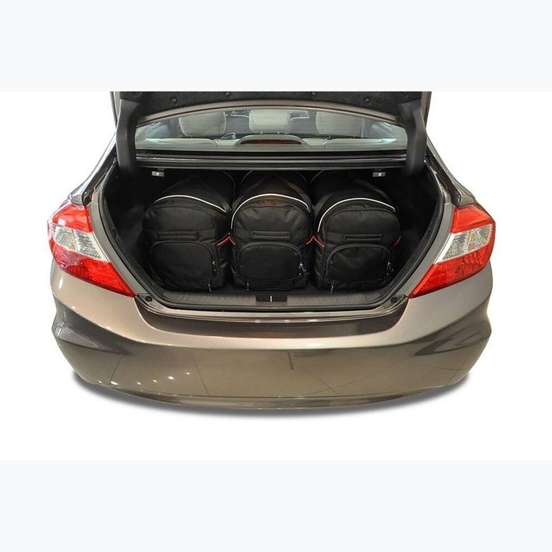 Gepäckträgertaschen-Set KJUST Honda Civic Limousine 2012-2017 5 Stk black 13