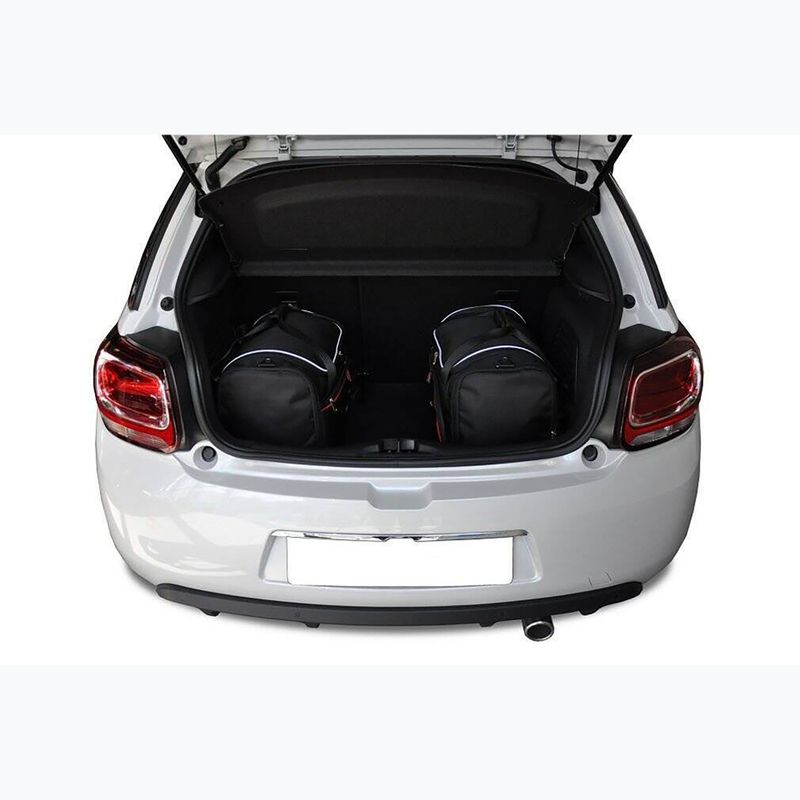 Gepäckträgertaschen-Set KJUST Citroen Ds3 Hatchback 2009-2016 3 Stk black 14