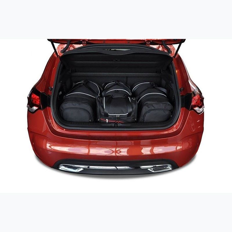 Gepäckträgertaschen-Set KJUST Citroen Ds4 Hatchback 2011-2015 4 Stk black 15
