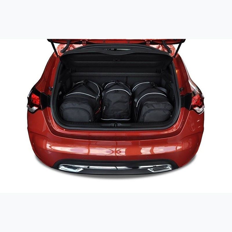 Gepäckträgertaschen-Set KJUST Citroen Ds4 Hatchback 2011-2015 4 Stk black 16