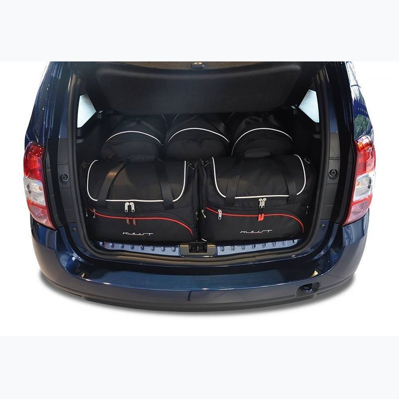 Gepäckträgertaschen-Set KJUST Dacia Duster 2010-2017 5 Stk black 15