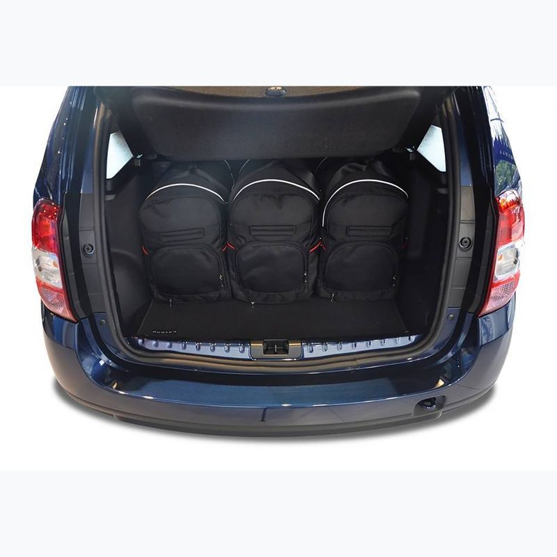 Gepäckträgertaschen-Set KJUST Dacia Duster 2010-2017 5 Stk black 17