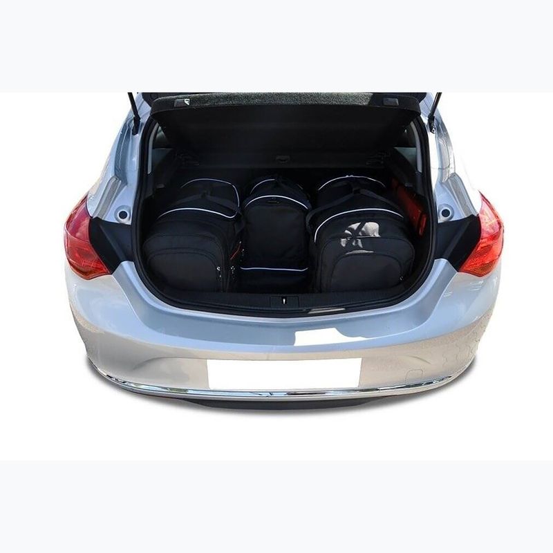 Gepäckträgertaschen-Set KJUST Opel Astra Hatchback 2009-2015 4 Stk. Schwarz 15