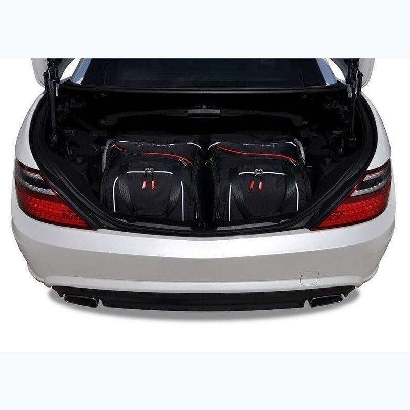 Gepäckträgertaschen-Set KJUST Mercedes-Benz Slk 2011-2015 2 Stk. Schwarz 12