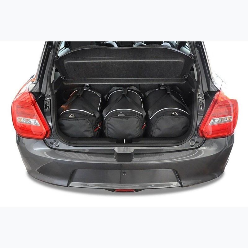 Gepäckträgertaschen-Set KJUST Suzuki Swift 2017+ 3 Stk. Schwarz 10