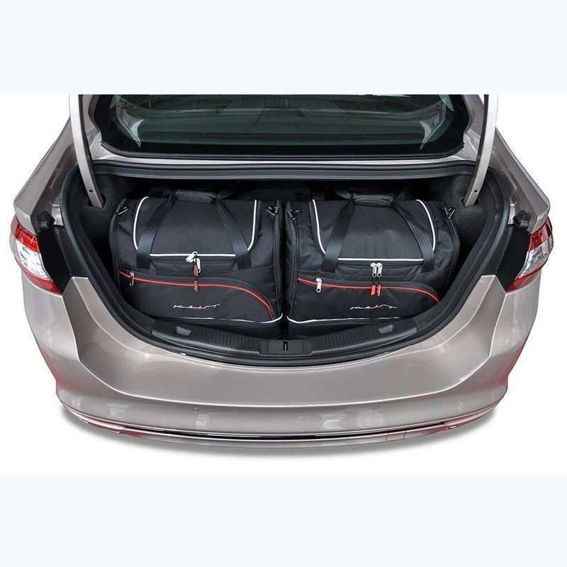 Gepäckträgertaschen-Set KJUST Ford Mondeo Limousine 2014-2021 5 Stk black 15