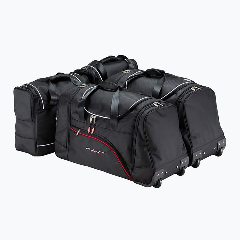 KJUST BMW 5 Limousine Kofferraumtaschen Set 2016-2023 4 Stück schwarz 2