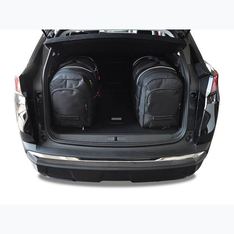 Gepäckträgertaschen-Set KJUST Peugeot 3008 2016+ 4 Stk. Schwarz 15