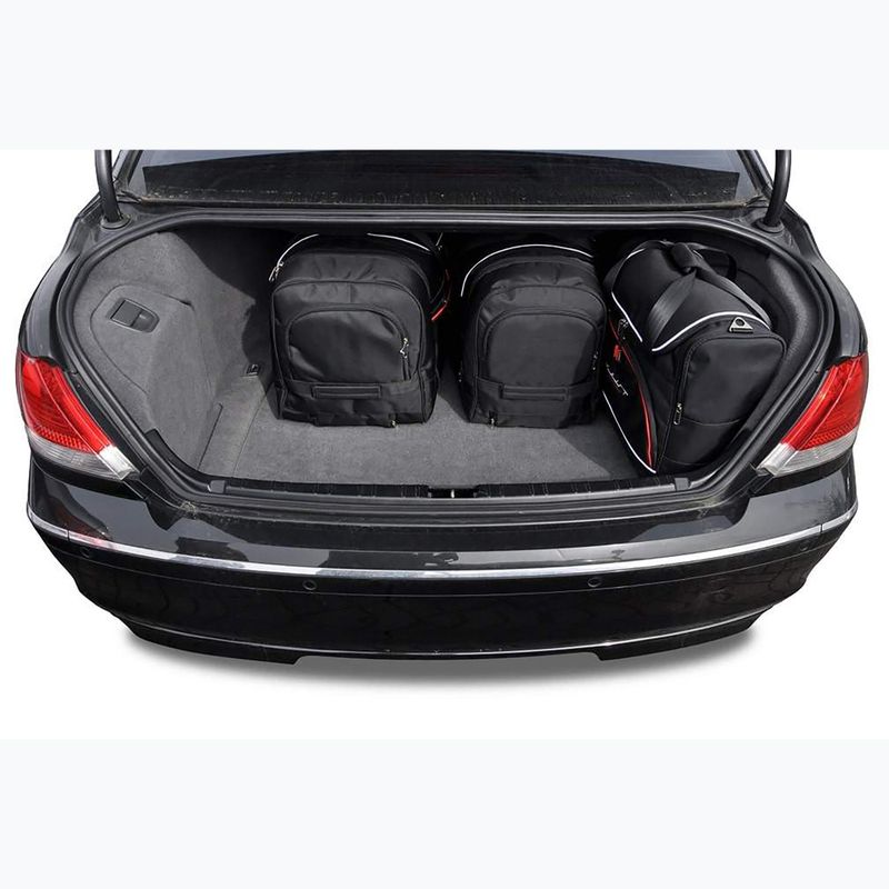 KJUST BMW 7er Kofferraumtaschen Set 2001-2008 5 Stück schwarz 19