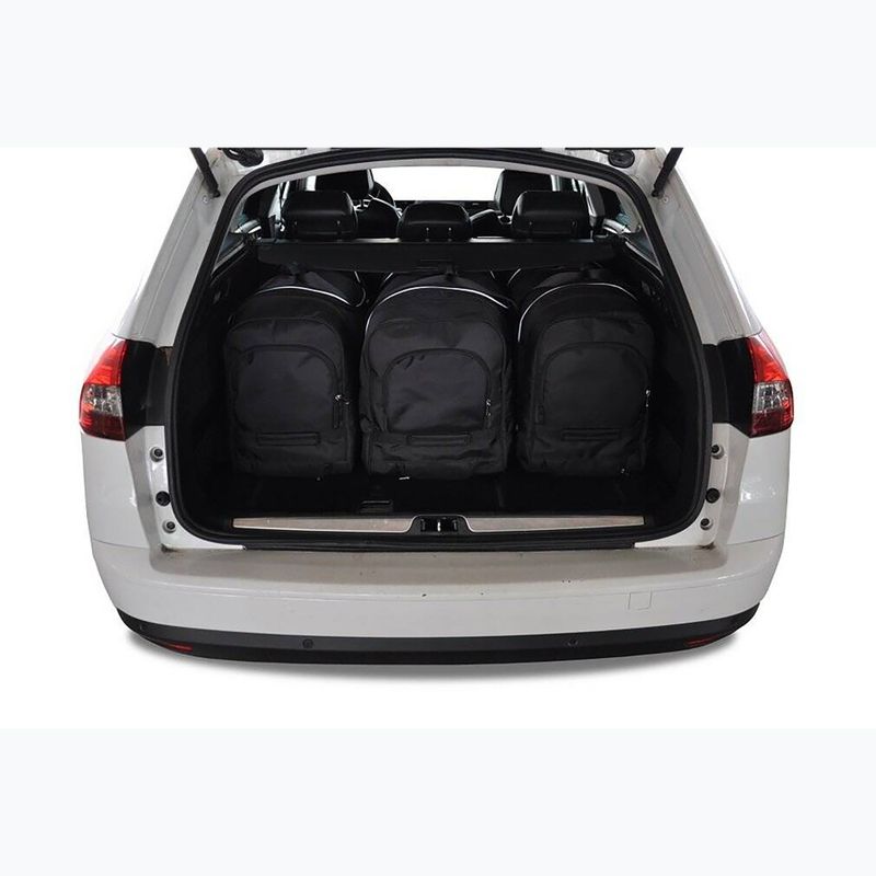 Set von Taschen für den Kofferraum KJUST Citroen C5 Tourer 2008-2017 5 Stk black 15