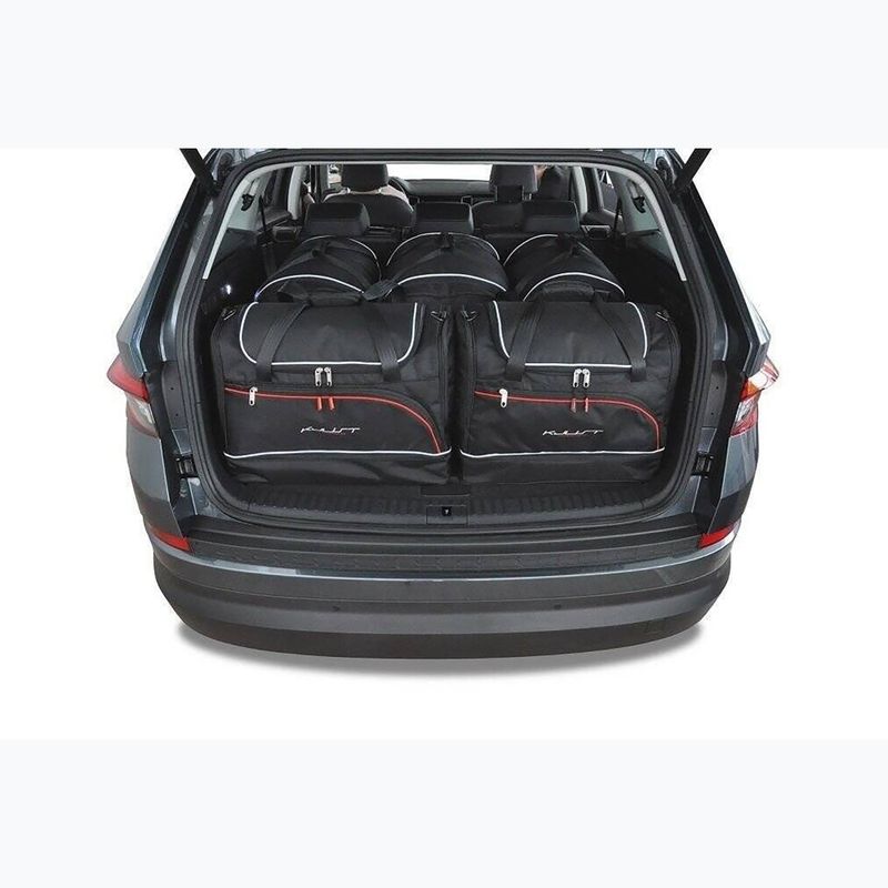 Gepäckträgertaschen-Set KJUST Skoda Kodiaq 2016-2023 5 Stk. Schwarz 11