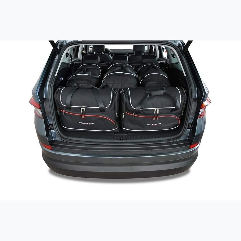 Gepäckträgertaschen-Set KJUST Skoda Kodiaq 2016-2023 5 Stk. Schwarz 11