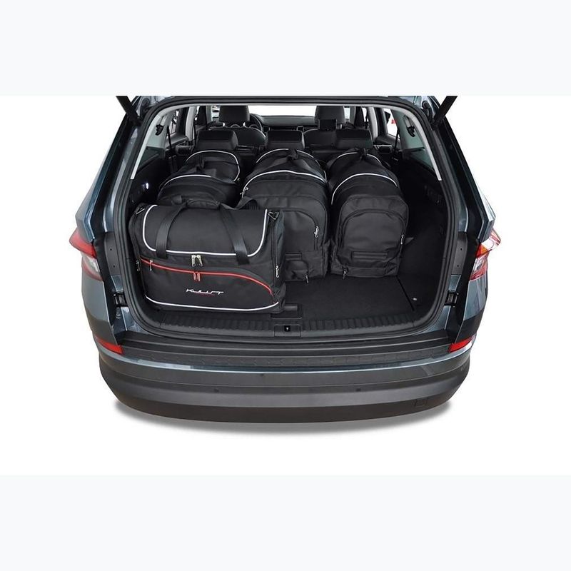 Gepäckträgertaschen-Set KJUST Skoda Kodiaq 2016-2023 5 Stk. Schwarz 12