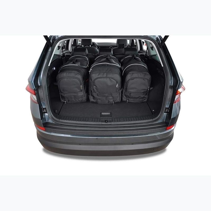 Gepäckträgertaschen-Set KJUST Skoda Kodiaq 2016-2023 5 Stk. Schwarz 13