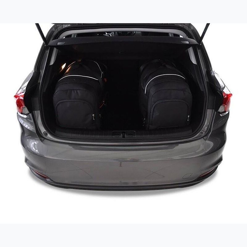 Gepäckträgertaschen-Set KJUST Fiat Tipo Hatchback 2016+ 4 Stk black 15