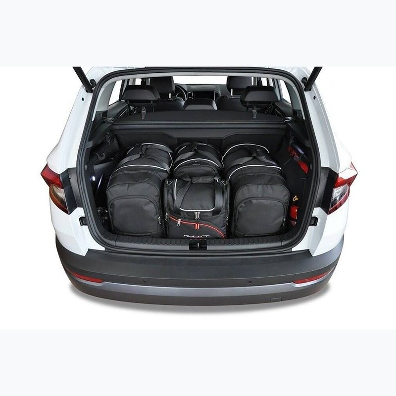 Gepäckträgertaschen-Set KJUST Skoda Karoq 2017+ 4 Stk. Schwarz 10