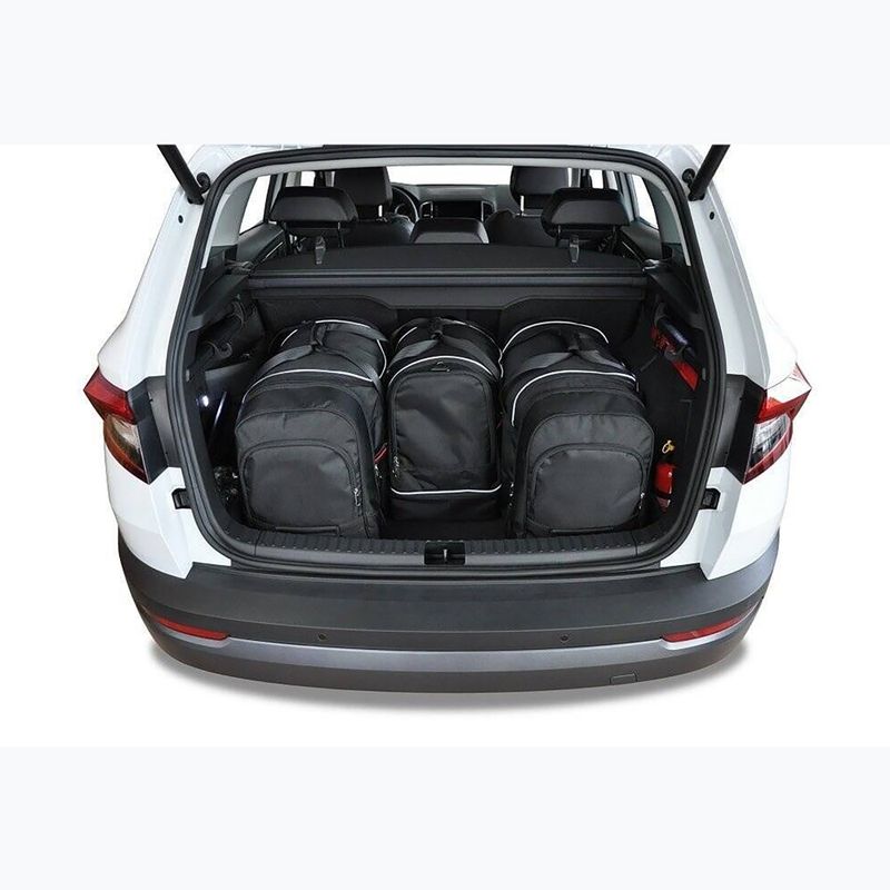 Gepäckträgertaschen-Set KJUST Skoda Karoq 2017+ 4 Stk. Schwarz 11