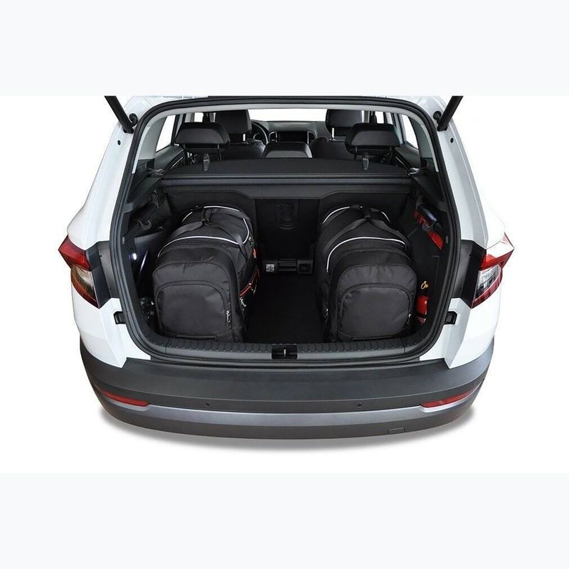 Gepäckträgertaschen-Set KJUST Skoda Karoq 2017+ 4 Stk. Schwarz 12