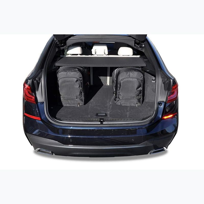 Gepäckträgertaschen-Set KJUST BMW 6 Gran Turismo 2017+ 5 Stk black 17