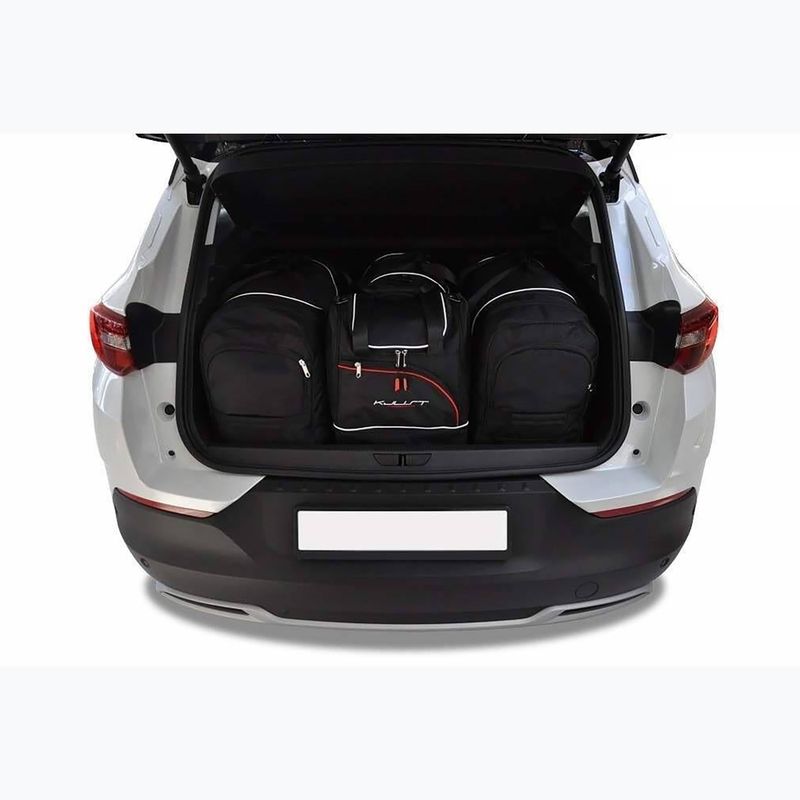 Gepäckträgertaschen-Set KJUST Opel Grandland X 2017+ 4 Stk. Schwarz 11