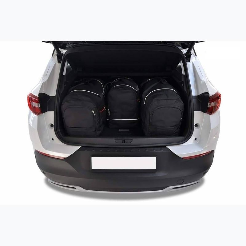 Gepäckträgertaschen-Set KJUST Opel Grandland X 2017+ 4 Stk. Schwarz 12