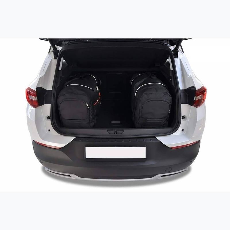 Gepäckträgertaschen-Set KJUST Opel Grandland X 2017+ 4 Stk. Schwarz 13