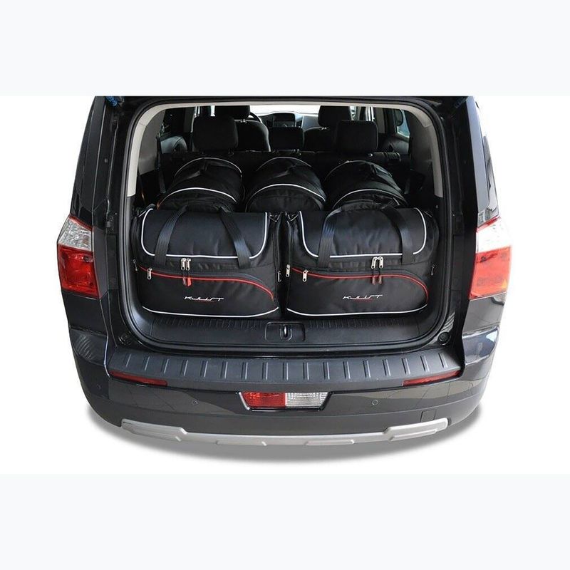 Gepäckträgertaschen-Set KJUST Chevrolet Orlando 2010-2018 5 Stk black 14