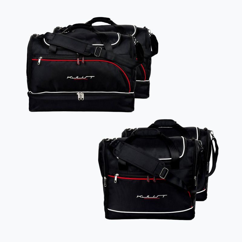 Gepäckträgertaschen-Set KJUST Mercedes-Benz C Cabrio 2016-2021 4 Stk. Schwarz